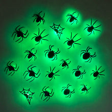 Load image into Gallery viewer, Halloween 3D LED Bat Spider Decor Wall Window Atmosphere Scene Setter Bat Spider LED Scary Halloween Party Wall Decoration
