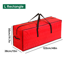Load image into Gallery viewer, Large Capacity Christmas Tree/Decoration/Wreath Storage Bag Round Zipper Dust-Proof Water-Resistant Organizer for Christmas Gift Bag
