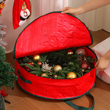 Load image into Gallery viewer, Large Capacity Christmas Tree/Decoration/Wreath Storage Bag Round Zipper Dust-Proof Water-Resistant Organizer for Christmas Gift Bag
