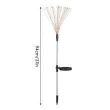 Load image into Gallery viewer, Solar Powered Sparkle Lawn Lights Outdoor Garden LED Dandelion String Lights Firework Design for Landscape Wedding Party Decor
