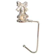 Load image into Gallery viewer, Christmas Fireplace Hooks for Hanging Stockings Metal No Glue Table Edge Hooks Decorative Quick Setup Holiday Home Decor Hooks
