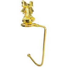Load image into Gallery viewer, Christmas Fireplace Hooks for Hanging Stockings Metal No Glue Table Edge Hooks Decorative Quick Setup Holiday Home Decor Hooks
