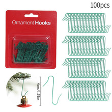 Load image into Gallery viewer, S-shaped Christmas Tree Hooks Metal Decorative Multi-purpose Reusable Hanging Hooks for Christmas Home/Ourdoor Decor
