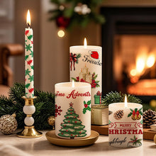 Load image into Gallery viewer, Christmas Sticker for Candle Window Face/Body Easy Apply Holiday Party Tattoo Sticker Set Home Decoration
