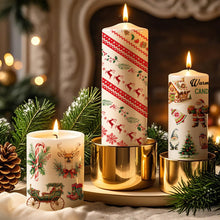 Load image into Gallery viewer, Christmas Sticker for Candle Window Face/Body Easy Apply Holiday Party Tattoo Sticker Set Home Decoration
