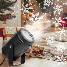 Load image into Gallery viewer, USB/EU Christmas Projector Light Dynamic Pattern Festival Atmosphere Garden Indoor Ambient Lighting Wall Ceiling Party Valentine's Day Decoration Light
