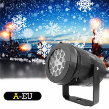 Load image into Gallery viewer, USB/EU Christmas Projector Light Dynamic Pattern Festival Atmosphere Garden Indoor Ambient Lighting Wall Ceiling Party Valentine's Day Decoration Light

