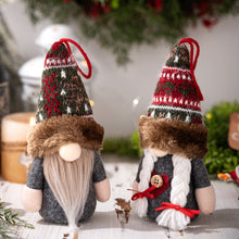 Load image into Gallery viewer, Glowing Gnome Christmas Decorations Faceless Dolls Christmas Decoration Mantelpiece Gift Gnome Ornament
