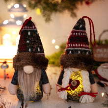 Load image into Gallery viewer, Glowing Gnome Christmas Decorations Faceless Dolls Christmas Decoration Mantelpiece Gift Gnome Ornament
