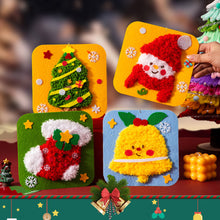 Load image into Gallery viewer, Christmas Sewing Craft Kit Hanging Ornament Lacing Craft Kids Sewing Set Parent-Child Activity DIY Toy Christmas Gift Decoration
