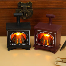 Load image into Gallery viewer, Christmas Night Light Dollhouse Tabletop Fireplace Lamp Flickering Flame Effect Retro Christmas Atmosphere Ambient Light Unique Christmas Idea
