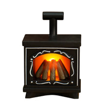 Load image into Gallery viewer, Christmas Night Light Dollhouse Tabletop Fireplace Lamp Flickering Flame Effect Retro Christmas Atmosphere Ambient Light Unique Christmas Idea
