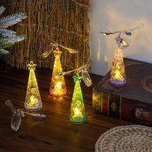 Load image into Gallery viewer, Creative Christmas Shine Ornament Luminous Crystal Flying Bird Mini Tree Christmas Desktop Unique Christmas Gift Idea
