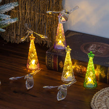 Load image into Gallery viewer, Creative Christmas Shine Ornament Luminous Crystal Flying Bird Mini Tree Christmas Desktop Unique Christmas Gift Idea
