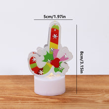 Load image into Gallery viewer, Novelty Christmas Flameless LED Candle Light Flickering Flame Effect Festival Party Atmosphere Tabletop Decor Light
