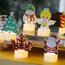 Load image into Gallery viewer, Novelty Christmas Flameless LED Candle Light Flickering Flame Effect Festival Party Atmosphere Tabletop Decor Light
