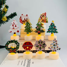 Load image into Gallery viewer, Novelty Christmas Flameless LED Candle Light Flickering Flame Effect Festival Party Atmosphere Tabletop Decor Light
