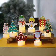 Load image into Gallery viewer, Novelty Christmas Flameless LED Candle Light Flickering Flame Effect Festival Party Atmosphere Tabletop Decor Light

