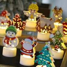 Load image into Gallery viewer, Novelty Christmas Flameless LED Candle Light Flickering Flame Effect Festival Party Atmosphere Tabletop Decor Light

