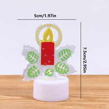 Load image into Gallery viewer, Novelty Christmas Flameless LED Candle Light Flickering Flame Effect Festival Party Atmosphere Tabletop Decor Light
