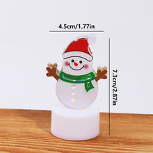 Load image into Gallery viewer, Novelty Christmas Flameless LED Candle Light Flickering Flame Effect Festival Party Atmosphere Tabletop Decor Light
