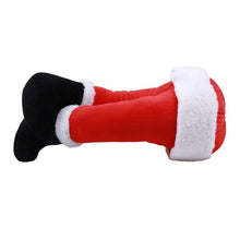 Load image into Gallery viewer, Creative Santa Legs Christmas Tree Decoration Funny Festive Character Plush Legs Topper Alternative Unique Christmas Gift Pile Decor
