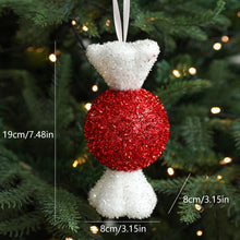 Load image into Gallery viewer, Christmas Tree Candy Cane Decoration Sweet Sparkling Candy Model with String Christmas Lollipop Cane Decorations Set for Tree
