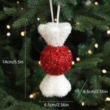Load image into Gallery viewer, Christmas Tree Candy Cane Decoration Sweet Sparkling Candy Model with String Christmas Lollipop Cane Decorations Set for Tree
