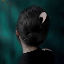 Load image into Gallery viewer, U-Shaped Moon Hair Stick Handcrafted Wooden Hairpin for Classic Chinese Buns Vintage Ponytail Hair Accessories
