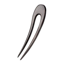 Load image into Gallery viewer, U-Shaped Moon Hair Stick Handcrafted Wooden Hairpin for Classic Chinese Buns Vintage Ponytail Hair Accessories
