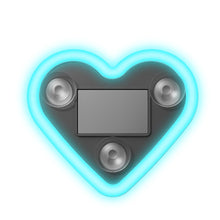 Load image into Gallery viewer, Solar Powered LED Heart Shape Car Interiors Atmosphere Decor Light USB Powered Car Window Neon Light Decorative Lamps
