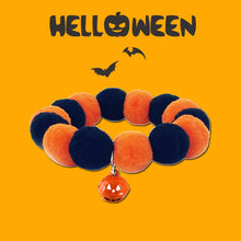 Load image into Gallery viewer, Halloween Pet Collar Funny Pumpkin Decoration Elastic Rope Dog Collar Accessories Cute Pumpkin Dog Necklace Pet Cat Bows
