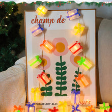 Load image into Gallery viewer, Warm Color Christmas LED Light Strings Christmas Gift Box Lighting Fixtures Battery Christmas Decoration Party Atmosphere
