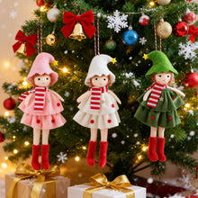 Load image into Gallery viewer, Girl Cake Dress Doll Angel Doll Angel Pendant Christmas Festival Decorations Christmas Tree Accessories Gift
