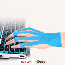 Load image into Gallery viewer, 10PCS/Box E-sports Hand Mouse Finger Muscle Tape Elastic Support Band for Finger Joint and Wrist Tendonitis Fixation
