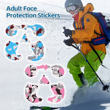 Load image into Gallery viewer, 1Set Adult Skiing Mountaineering Face Protector Stickers Camouflage Pattern Windproof Anti-Frostbite Sun Protection Pre-Cut Face Stickers
