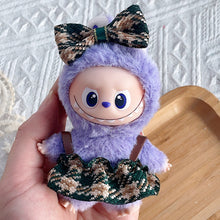 Load image into Gallery viewer, For Mini Labubu 4.0 Clothing Dress with Hair Accessory For 10.5cm Labubu V4 Doll Clothes Outfit Accessories
