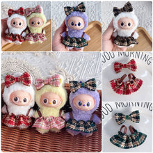 Load image into Gallery viewer, For Mini Labubu 4.0 Clothing Dress with Hair Accessory For 10.5cm Labubu V4 Doll Clothes Outfit Accessories

