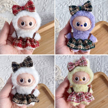 Load image into Gallery viewer, For Mini Labubu 4.0 Clothing Dress with Hair Accessory For 10.5cm Labubu V4 Doll Clothes Outfit Accessories
