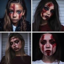 Load image into Gallery viewer, 30/60/100/20ml Fake Blood Prop with Spray Head Halloween Decoration Horror Cosplay Cosmetics Artificial Plasma Party Supplies Pranks DIY Halloween Supplies
