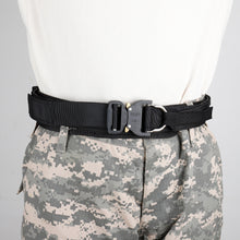 Load image into Gallery viewer, Tactical Molle Quick Release DRing Fighter Belt Dual Layers CS Belt Outdoor Hunting Combat Inner &amp; Outer Belt
