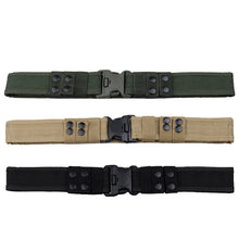 Load image into Gallery viewer, Tactical Belt Fashion Men Canvas Combat Belts Quick Release Outdoor Hunting Camouflage Waist Strap Waistband
