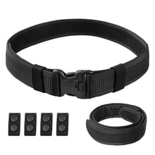 Load image into Gallery viewer, Tactical Thickened Belt Men Hunting Molle Battle Belt Set War Belt Combat Inner Outer Waist Belt
