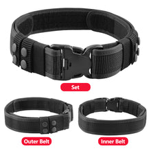 Load image into Gallery viewer, Tactical Thickened Belt Men Hunting Molle Battle Belt Set War Belt Combat Inner Outer Waist Belt
