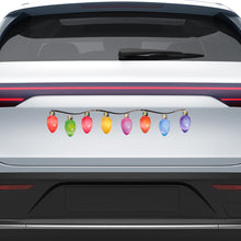 Load image into Gallery viewer, Car Refrigerator Decoration Christmas Reflective Bulb Light Shaped Magnets Stickers Magnetic Wires Ornaments Set Home Decor
