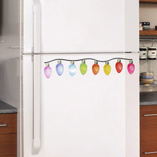 Load image into Gallery viewer, Car Refrigerator Decoration Christmas Reflective Bulb Light Shaped Magnets Stickers Magnetic Wires Ornaments Set Home Decor
