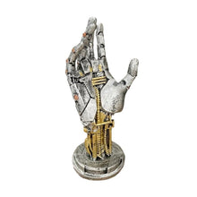 Load image into Gallery viewer, Cyberpunk Mechanical Hand Stand Headset Hanger Multi-Purpose Cool Toy Model For Gaming Setup Office Desk Shelf Display Organizer
