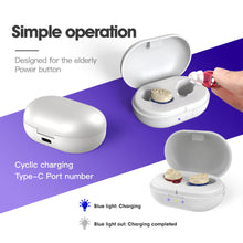Load image into Gallery viewer, Smart In-Ear Hearing Aids Earphones Invisible Elderly Sound Amplifiers Deaf-aid Senior Home Outdoor Activity Hearing Helper Gift Idea
