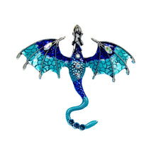 Load image into Gallery viewer, Retro Cartoon Flying Dragon Brooch Suit Coat Accessories Rhinestone Brooch Couple Accessories for All Genders Gifts
