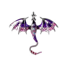 Load image into Gallery viewer, Retro Cartoon Flying Dragon Brooch Suit Coat Accessories Rhinestone Brooch Couple Accessories for All Genders Gifts
